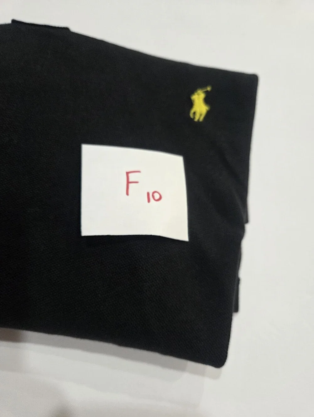 Polo by Ralph Lauren Black Polo with Yellow Pony Embroidery Sz.XL
